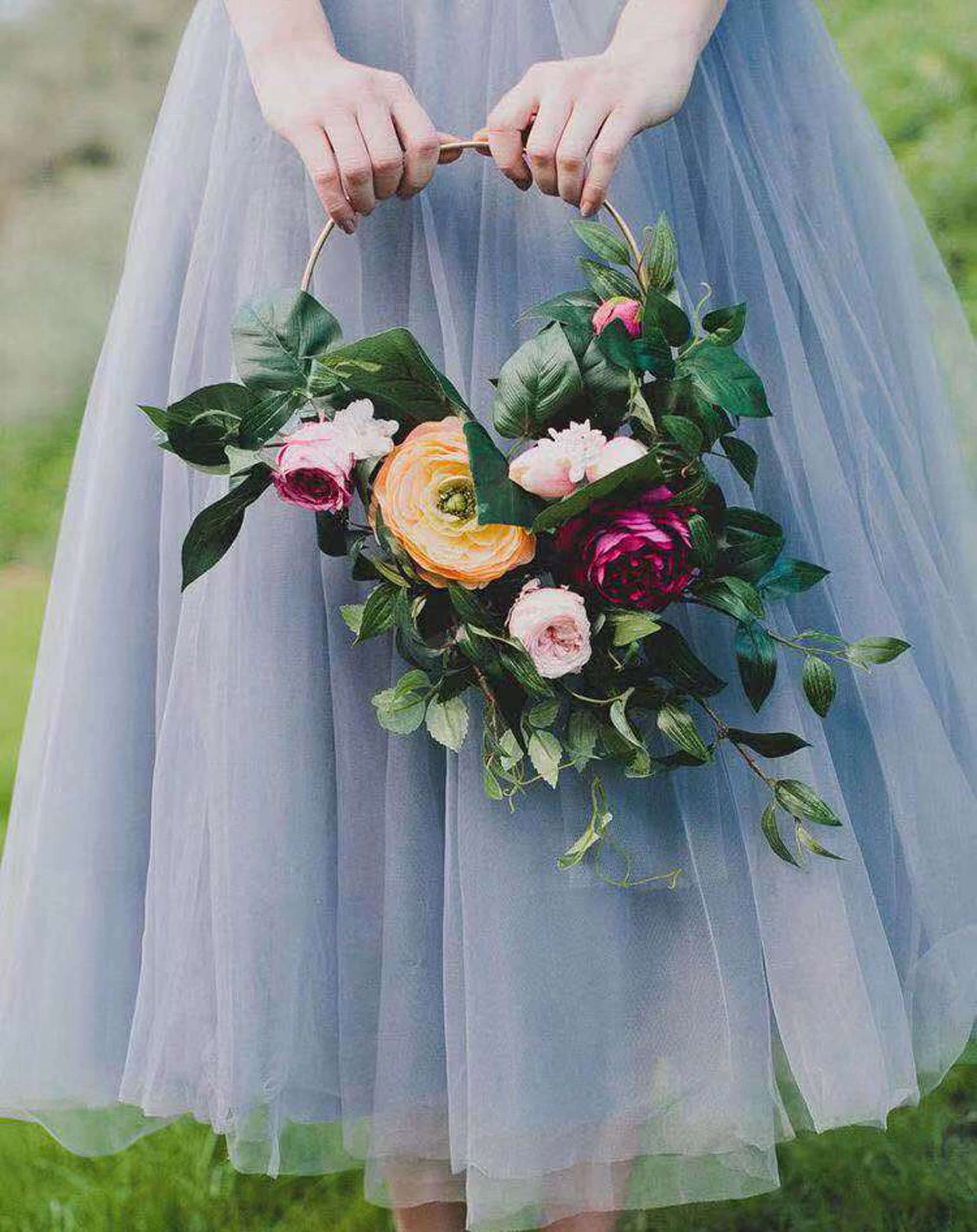 TSJ 8 PCS 10 Inch Gold Metal Hoop Rings for DIY Dream Catcher Rings Floral Wreath Crafts Macrame Hoops for Wedding Decor Baby Shower - Image 4