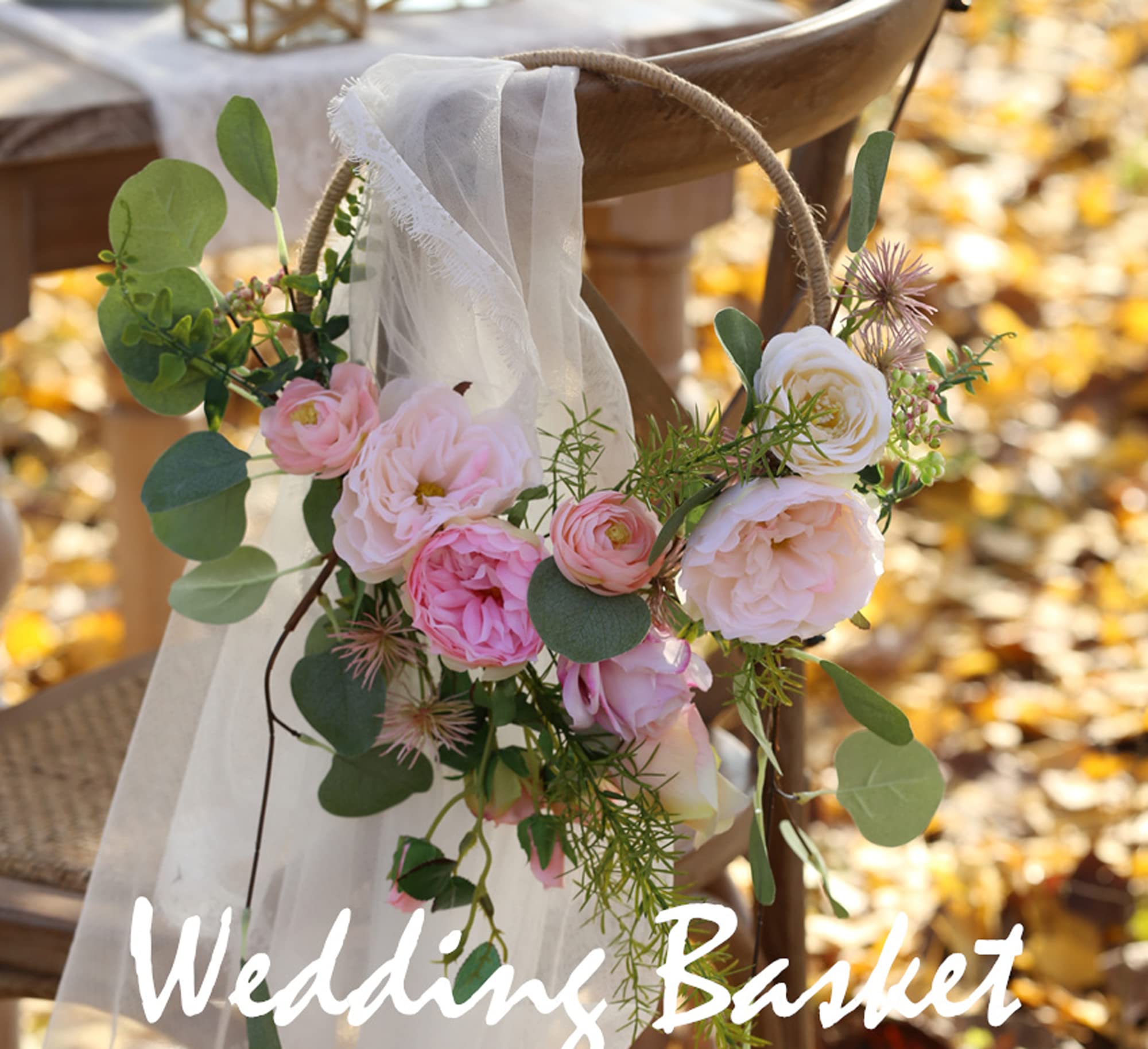 TSJ 8 PCS 10 Inch Gold Metal Hoop Rings for DIY Dream Catcher Rings Floral Wreath Crafts Macrame Hoops for Wedding Decor Baby Shower - Image 5